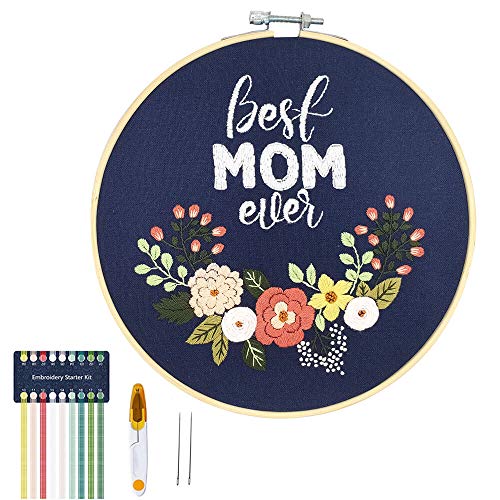 Cooliya Embroidery Starter Kit: The Perfect Gift for the Best Mom Ever!