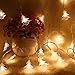 Produktbild MoKo Xmas Tree String Lights, 5m/16ft 40 LED Waterproof Lights, 2 Lighting Modes, Battery Powered Fairy Light for Halloween Christmas Weddings Birthday Family School Parties Décor - Warm White