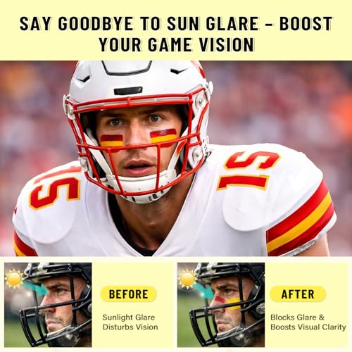 Image of BADCOLOR Spain Red Yellow Face Body Paint Stick Set, Oil Based Sports Fan Makeup Stick, Waterproof Sweatproof Cream Face Paint for Football, Rugby, Softball, Baseball, Lacrosse, Sports Accessories