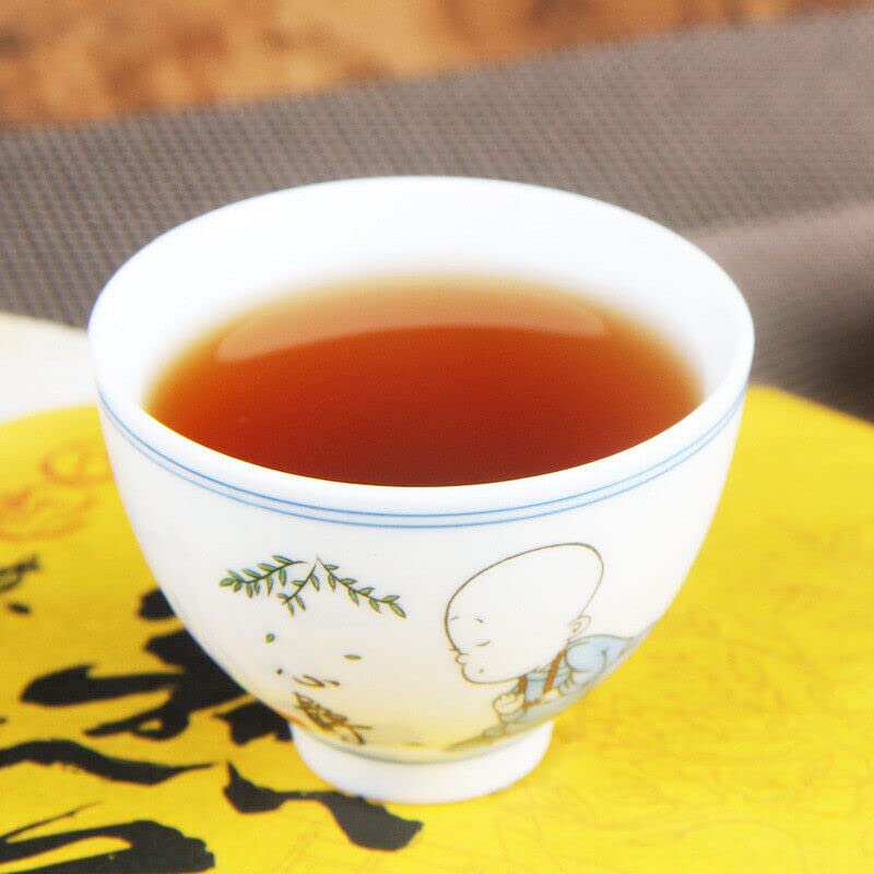 HELLOYOUNG 357g Pu'er-Tee China Yunnan Ancient Rhyme Ripe tea cake good tea mellow and sweet aftertaste