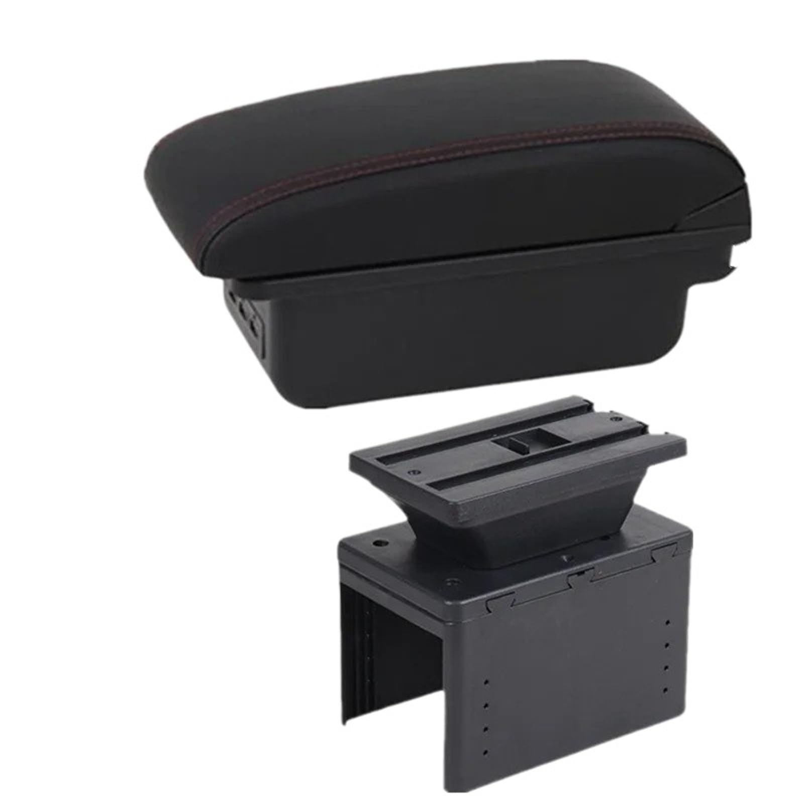 BYHGFDEA Armrest Storage Box For TT Coupe Car Armrest Box Center Storage Interior Retrofit Parts Accessories