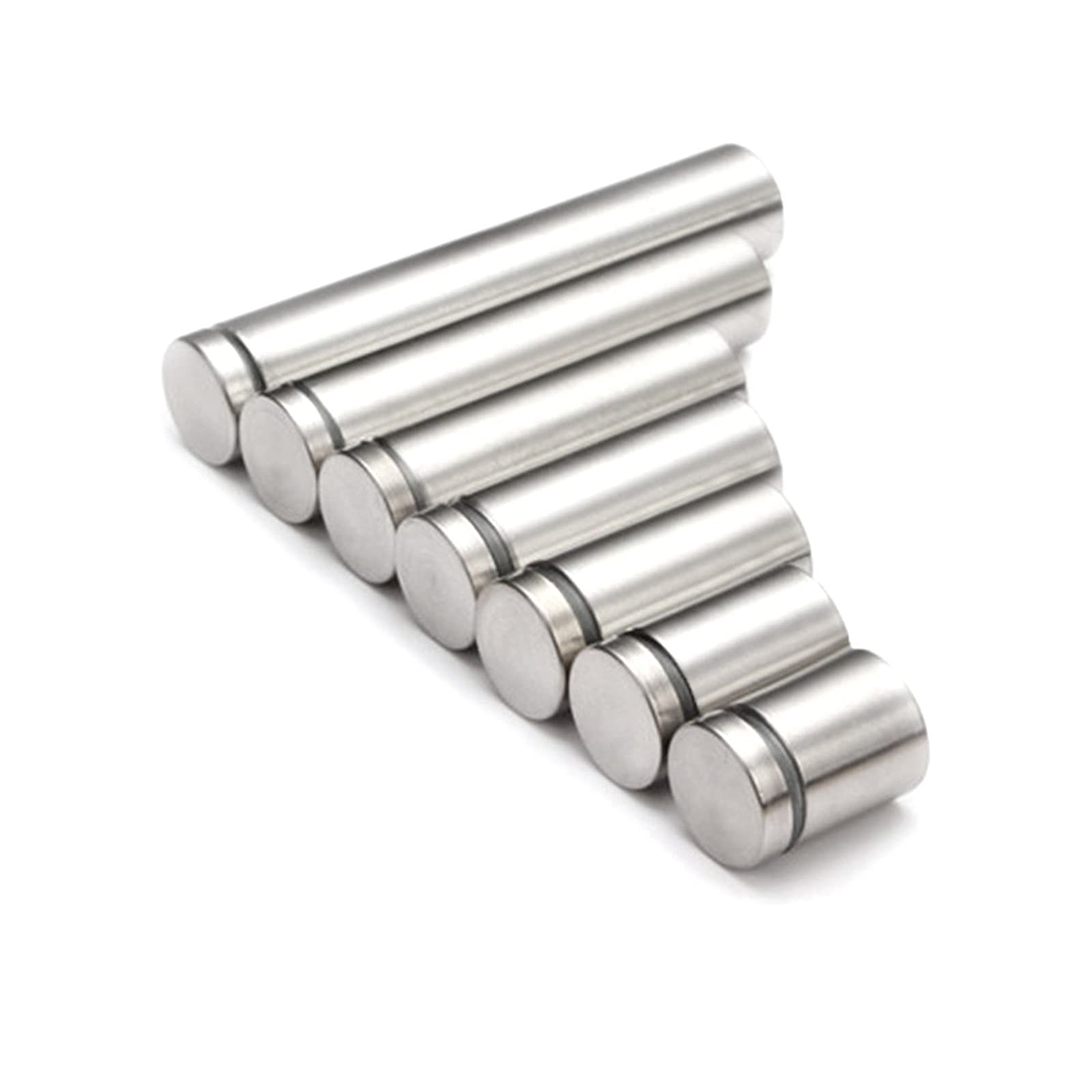 Sworznie nośne, sworznie ustalające 50 szt. reklama śruby mocujące dystans 19mm element mocujący do szkła dystans dystansowy śruby mocujące ze stali nierdzewnej, 200mm