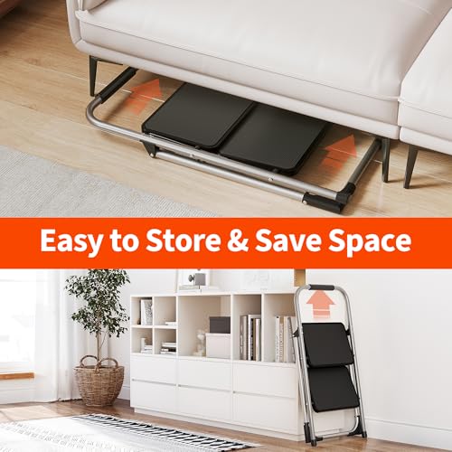 Diamondforge IL2SBK1 2 Step Ladder, Folding Step Stool thumb #5