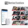 Autel AP200(HT200) Bluetooth OBD2 Scanner, Code Reader with Full Systems Diagnoses and 19 Service Functions, Mini Size Version of MK808 Diagnostic, Vehicle Scan Tool for iPhone & Android Devices