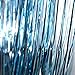 WHITEEN POP Blue Metallic Foil Curtains - Under The Sea Ocean Theme Birthday Baby Shower Party Tinsel Foil Fringe Curtains Wedding Anniversary Party Photo Backdrops Decorations, 2pc