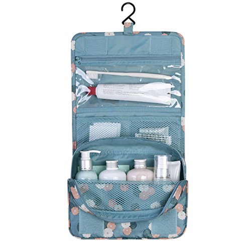 Pointset Dot Pattern Insulated Lunch Bag Storage Bag (Red background and blue)