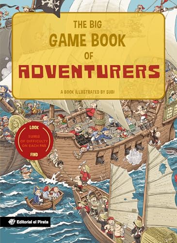 The big game book of adventurers- Libros para niños en inglés: Un cuento en inglés con 3 niveles de juego, de 3 a 8 años. ¡Conoce 6 aventureros distintos! (Gamebooks)