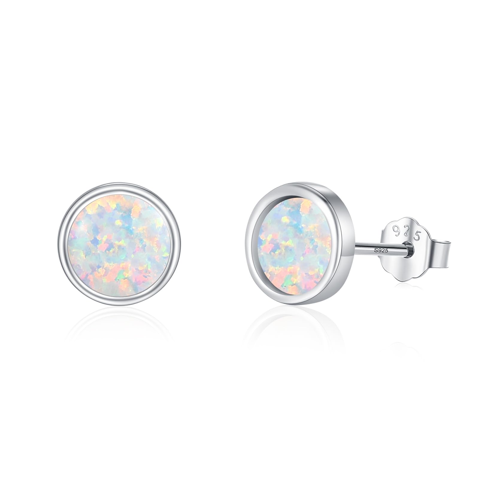 Damen Leuchtende Ohrstecker 925 Sterling Silber Stern Ohrringe Klein Nachtleuchtende Muttertags Weihnachts für Mädchen Frauen Kinder Mama Freundin Tochter
