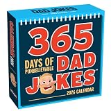 Fathers Day Gift for Dad from Daughter, Son - Desk Calendar 2026-365 Days of Punbelievable Jokes - Dad Birthday Gifts - Stocking Stuffers for Men, Dad - Funny Daily Calendar 2026, Page A Day 2026