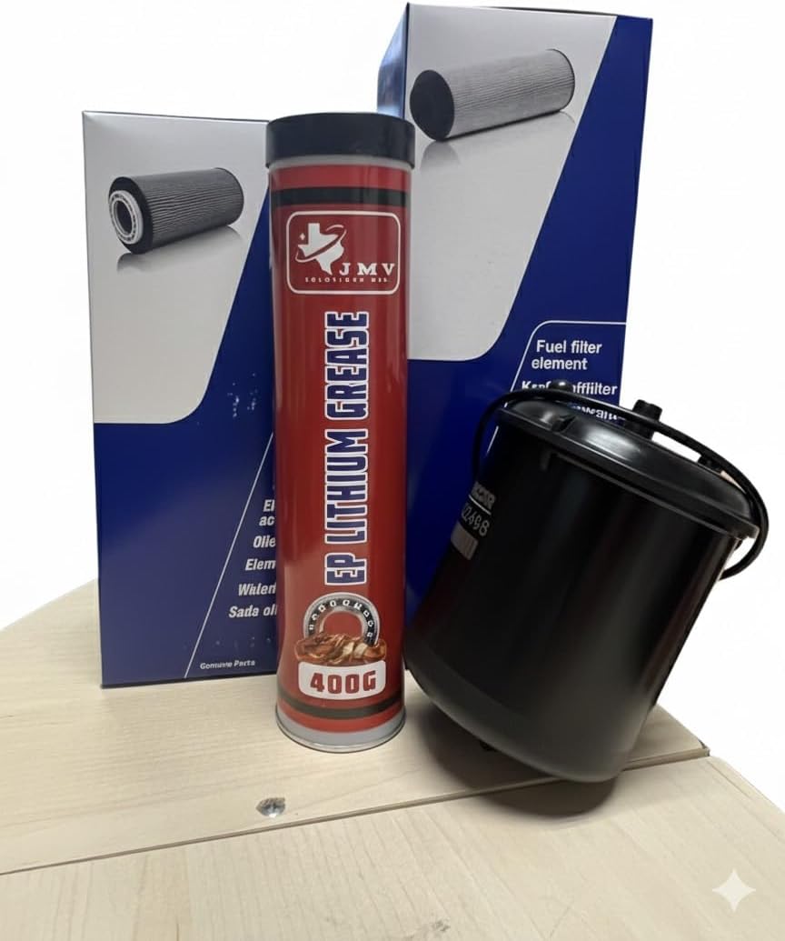 Filter 1922496 Centrifugal; oil filter 2234788; fuel 2277129 +1 GREASE RED