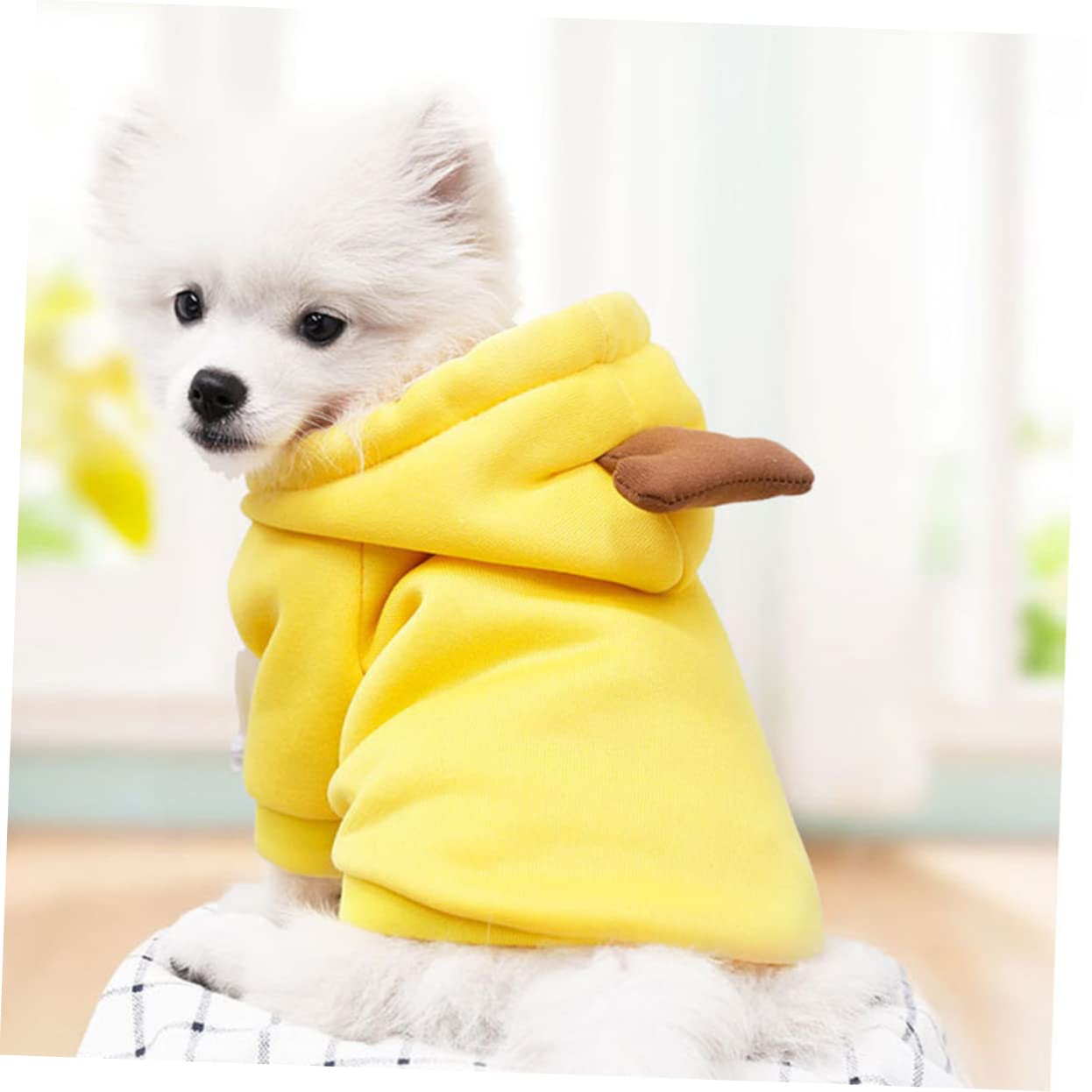 POPETPOP 4 Pezzi Adorabile Cucciolo Maglione-maglietta Cane Calore Vestiti Festa Cane Vestito Abbigliamento Per Animali Domestici