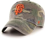 47 MLB Unisex-Adult Camo Clean Up Adjustable Hat Cap One Size (US, Alpha, One Size, San Francisco Giants)