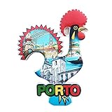 Aimant de réfrigérateur Coq Barcelos Porto Portugal Souvenir Cadeau Décoration de cuisine Maison