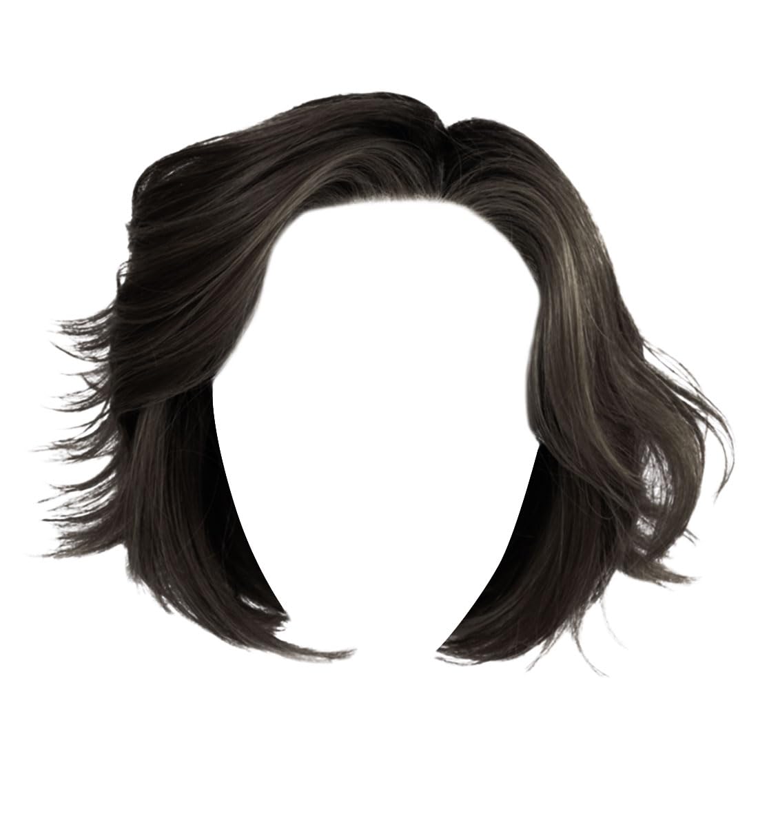 GABOR TREND ALERT Chin-Length Full Volume Bob Boy Cut Wig, Designer Series by Hairuwear, Large Cap Size, GF1-2 Double Espresso