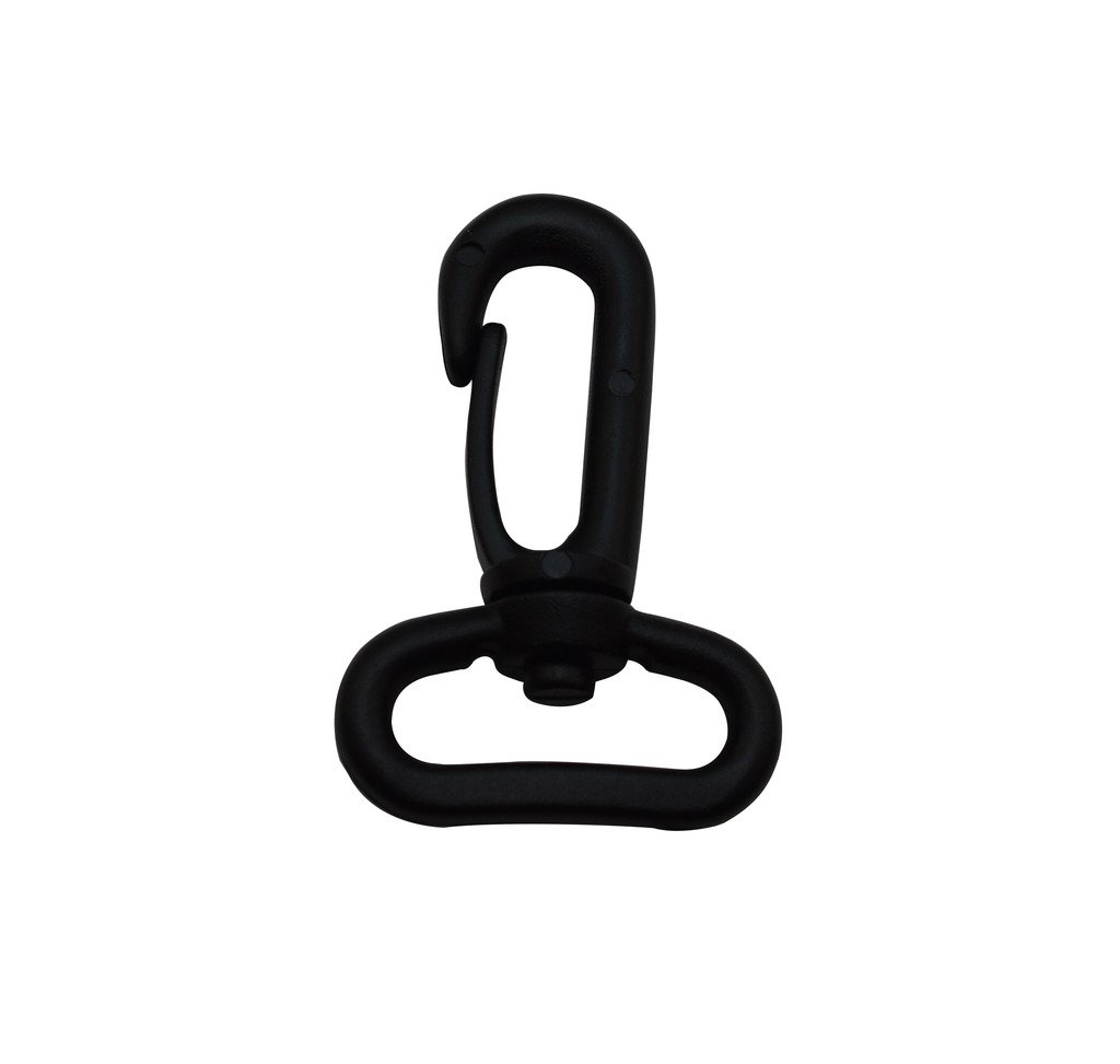 Ailisi1" Inside Width Swivel Oval Ring Snap Plastic Buckles Lobster Clasp Trigger Clips Rotary Hook Pack of 10