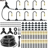 MIXC 200Ft 1/4' Drip Irrigation System,2026-Upgrade...