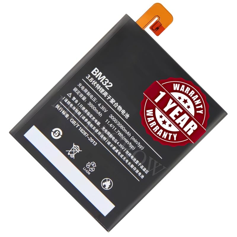 Image of Original BM32 Battery Compatible for Xiaomi Mi 4 - (3080mAh) - 1 Year Warranty JK1