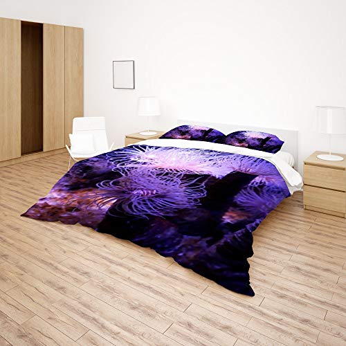 Housses de couette microfibre de polyester CHEHONG parure lit 3 pièces
