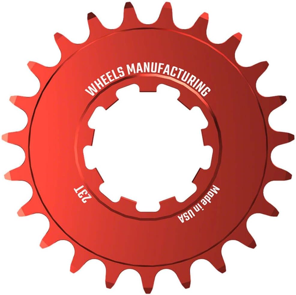 Wheels Manufacturing Solo-Speed Cog - 23t, Fits Solo-Spline and Solo-XD Kits, Red