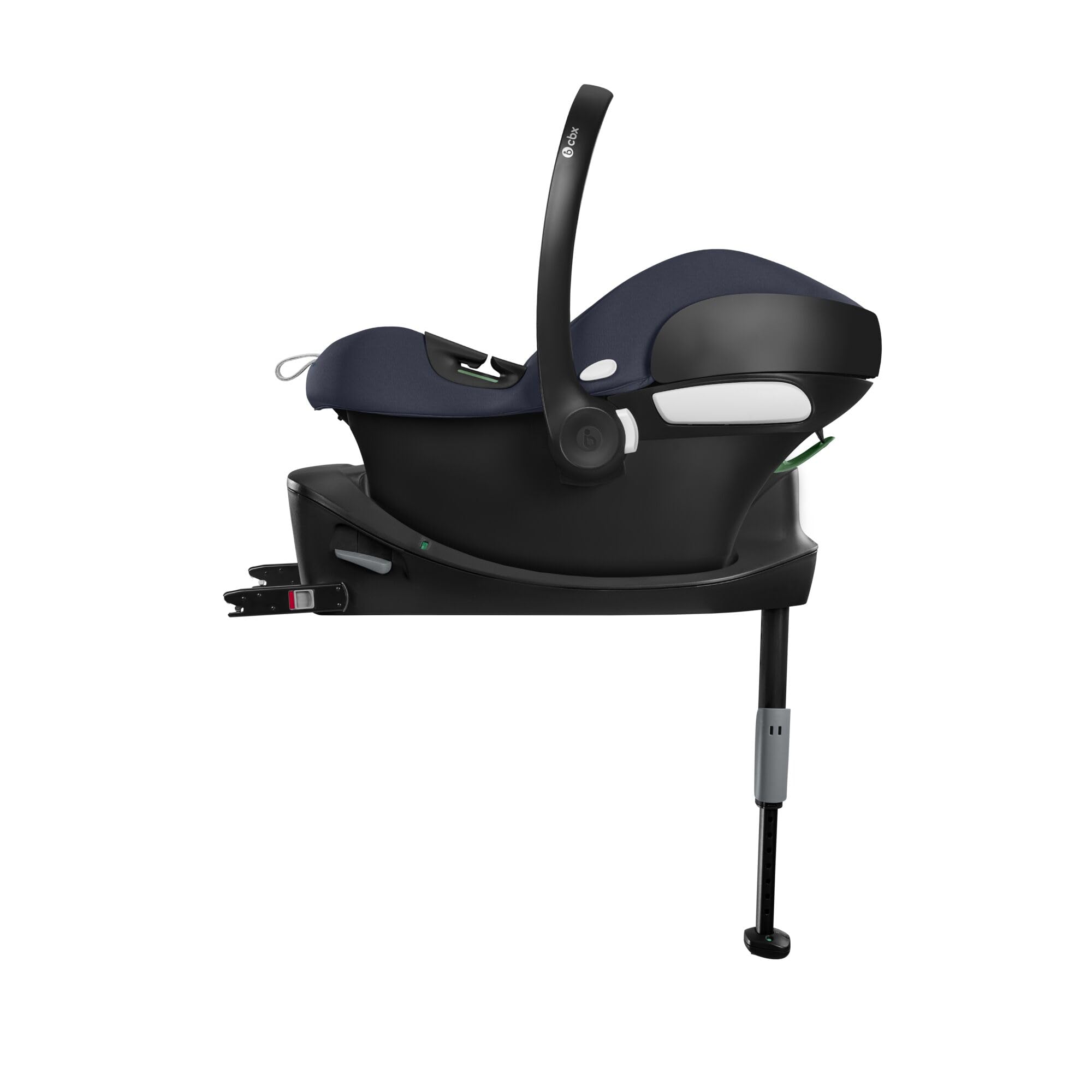 CBX by CYBEX Babyschale Aton B2 i-Size mit Base One, Inkl. ISOFIX-Basis und Neugeboreneneinlage, SensorSafe kompatibel, Ab Geburt bis ca. 24 Monate, Max. 13 kg, Blau