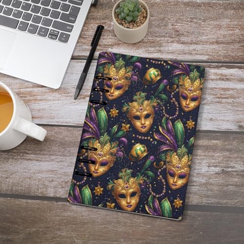 Carnet de notes A5 ligné de qualité supérieure avec imprimé doré et couverture rigide - 4
