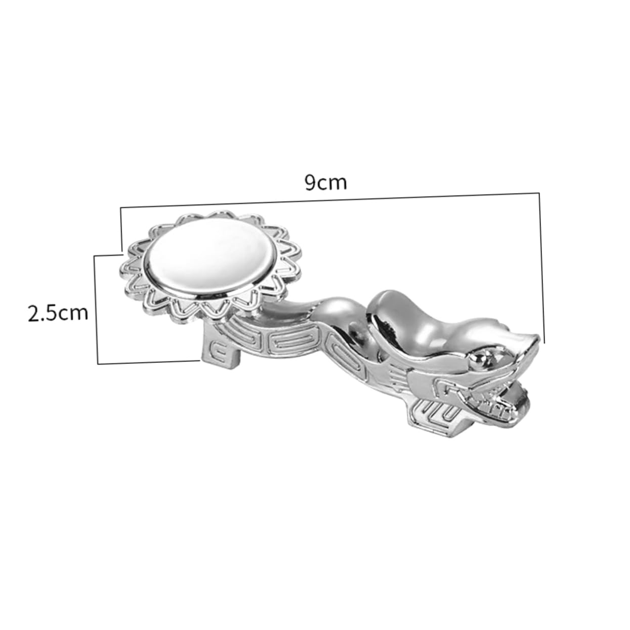 CIYODO 2pcs Chopstick Rest Metal Chopsticks Holder Spoon Holder Tableware Rest Holder Dragon Fork Dragon Chopstick Rest Fork Holder Rest Chinese Chopstick Rest Dragon Flatware Rack Silver