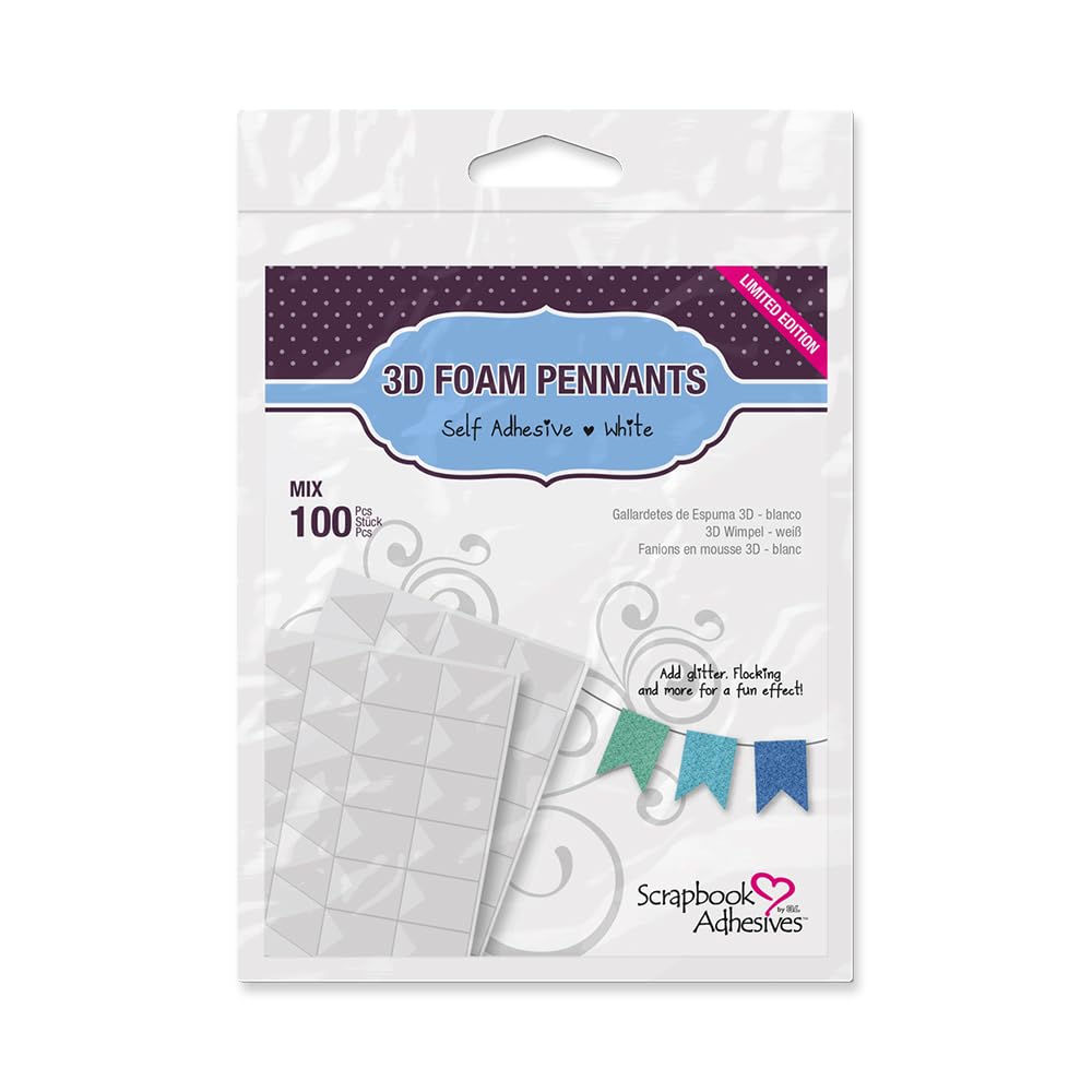 SCRAPBOOK ADHESIVES BY 3L Foam Pennants