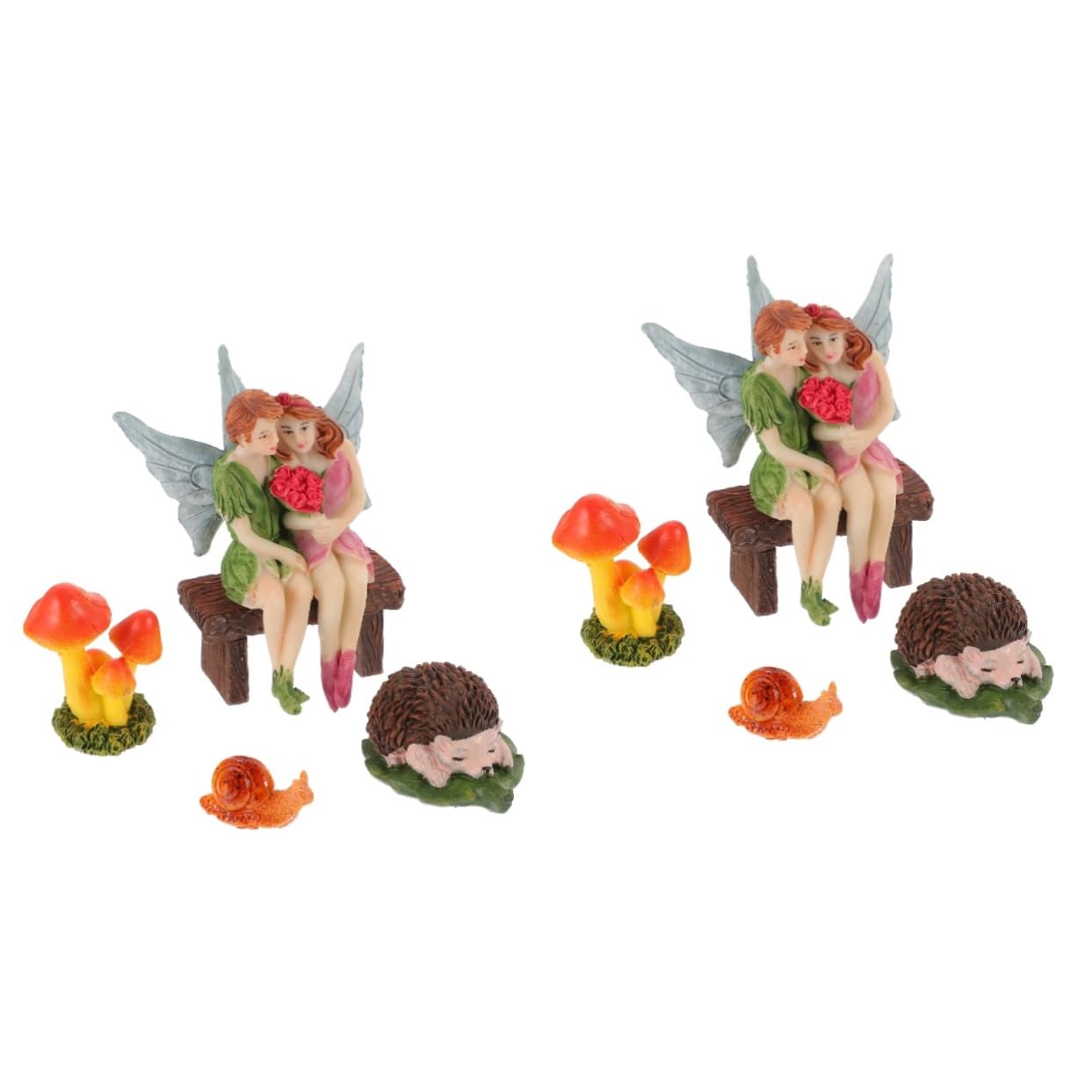 Figurines de fées en résine pour sublimer vos jardinières et coins de verdure