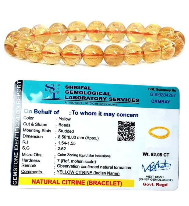 Divine Spirituals Lab Certified AAA Grade Original Citrine Bracelet 8mm Streachable Natural Real Crystal Unisex Bracelet For Success, Prosperity, Wealth & Financial Abundance (B0CPCTFYLN) Amazon Price History, Amazon Price Tracker