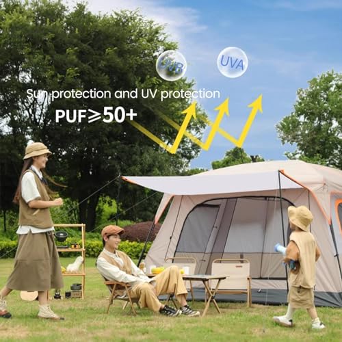 Carpa Yurt para Camping Familiar, 4 Temporadas, 5-6 Personas miniatura 4