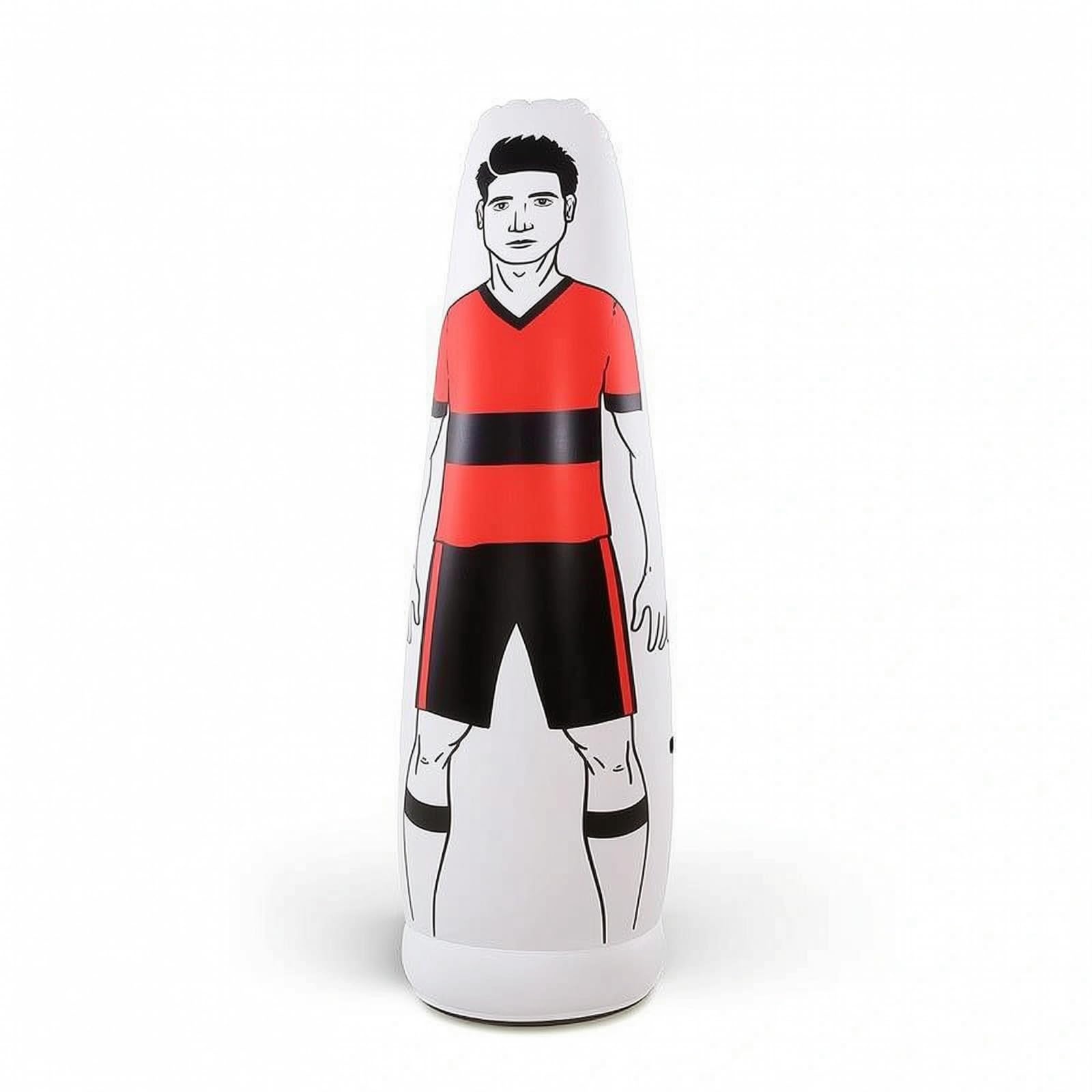 Muñeco Entrenamiento Fútbol Resistente Muñeco Inflable con Asas Estable Barrera Fútbol Inflable para Futbolistas, Entrenadores