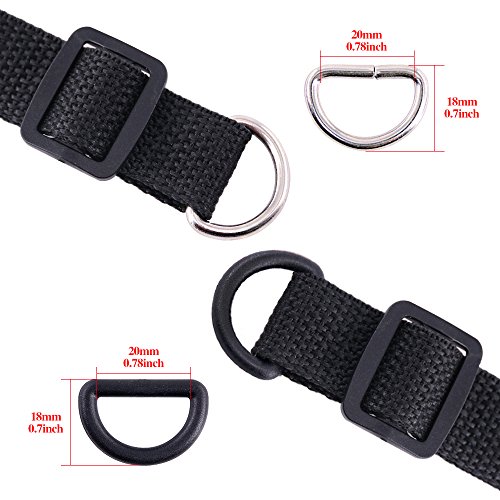 Heavy duty dual adjustable side release plastic buckles flat boucles de haute résistance - 3