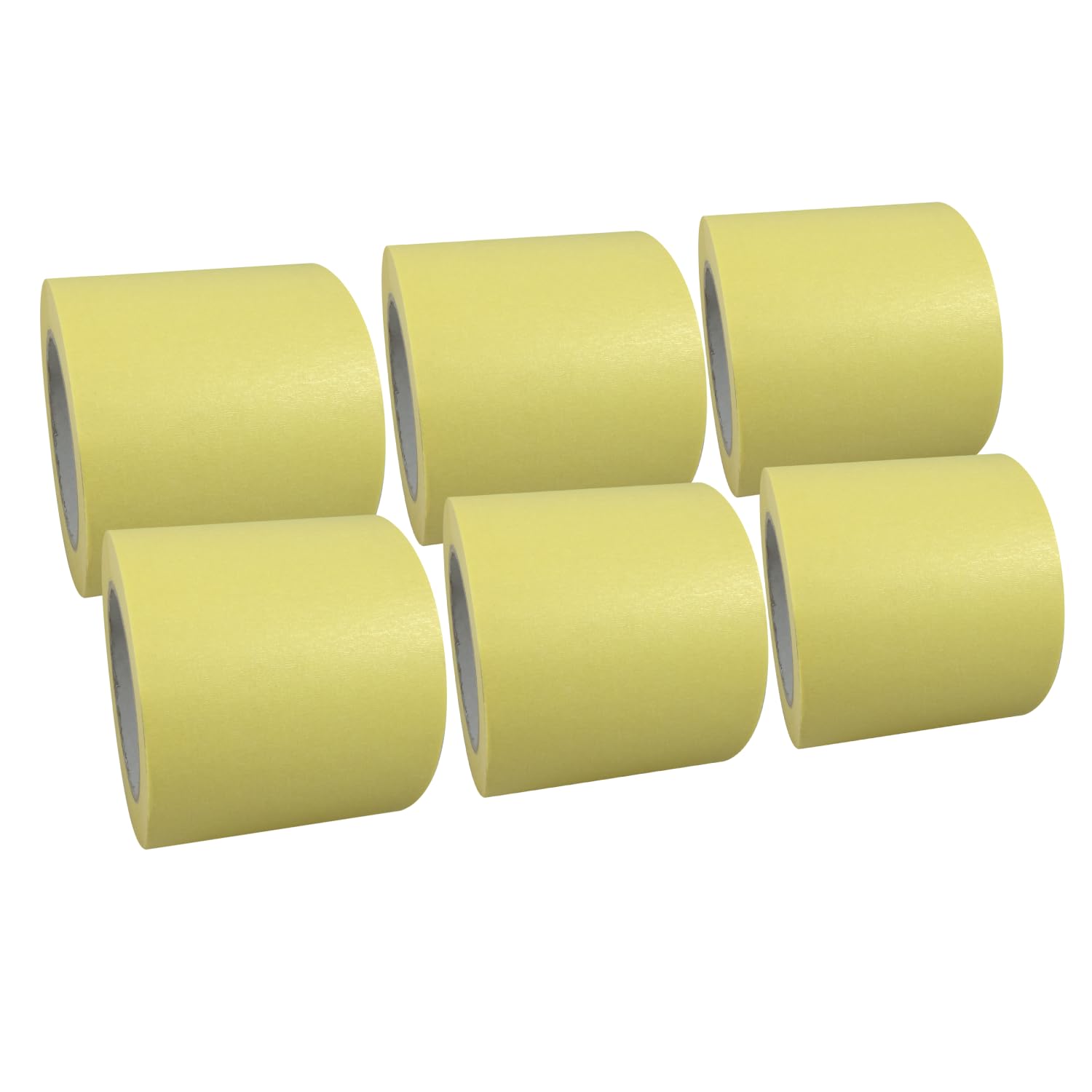 6 Rollen 'Premium' Malerkrepp | Abdeckband | Kreppband für Malerarbeiten | 19-200mm, Abmessungen:200mm x 50m