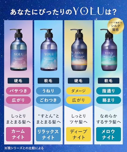 Image of YOLU Shampoo and Treatment Set, Refill, Night Repair, Relaxing Formula