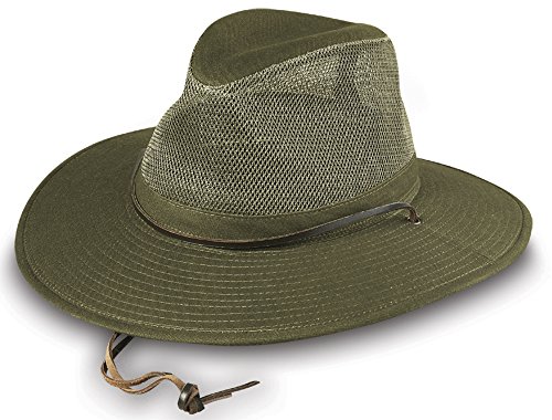Broner Mens Olive Solarweave Breezer Hat, XL