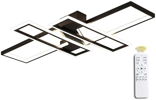 BEHWU, Plafoniera LED, Bianco, Nero, 90 Cm (6580