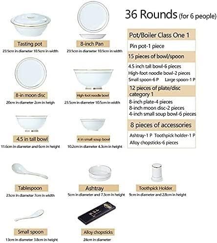 食器セット - 高級ギフト食器サービスセット、60ピースヨーロッパ高級食器セット、ボーンチャイナ食器セラミック食器と箸、10人用サー 食器セット -  高級ギフト食器サービスセット、60ピースヨーロッパ高級食器セット、ボーンチャイナ食器セラミック食器と箸、10人用サー ... 食器セット 高級ファミリーディナーサービスセット 36PCS セラミック食器セット ボーンチャイナ テーブルウェア 皿 プレート セ