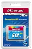  Transcend TS512MCF80-P Ultra Performance 80X Carte Mémoire Flash 512 Mo