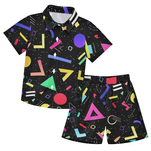 Image of Boccsty Ice Cream Drip Boy Summer Shorts Sets Hawaiian Toddler Boys T-Shirt & Pants 2 Pcs 3T-10T