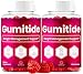 (2 Pack) Gumitide Gummies - Gumi Tide Support Advanced Formula Gummy Maximum Strength, Daily GumitideGummies Premium All Natural Ingredients Overall Health & Wellness Reviews, 120 Gummies for 2 Months