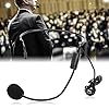 KIMISS Head Headset Microphone Abs + Metal 3Pcs 3.5 mm Screw Plug Wired Head Condenser Microphone Headset Mic for Shopping Guide Guider #5