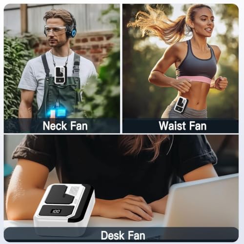 Ventilateur portable de taille contre la canicule et les coups de chaud