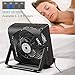 OPOLAR 8 Inch Desk Fan with Timer, USB Operated, 5 Speeds Powerful Wind, Quiet Operation for Personal Office, Portable Table Hanging Fan for RV, Travel Camping (Adapter Included)