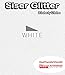 Siser Glitter Heat Transfer Vinyl 20" x 12" Sheet (White)