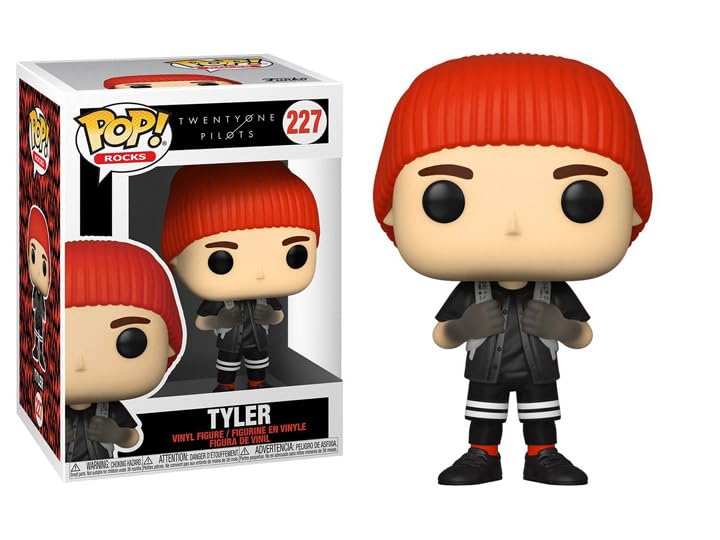 FunkoPop Twenty One Pilots Stressed Out + Protector: Pop! Rocks Vinyl Figure (Gift Set Bundled with ToyBop Brand Box Protector Collector Case) (Tyler Joseph)