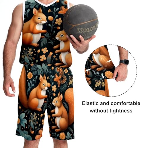 Combinaison de basket-ball mixte grande taille 5XL motif animaux mignons