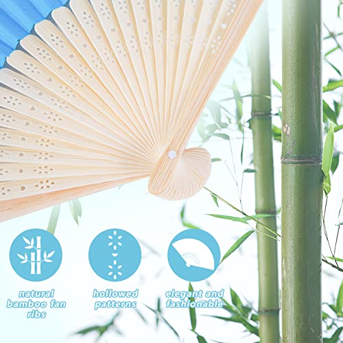 Johouse 12Pcs Folding Paper Fans thumb #4