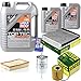 Produktbild QR-PARTS 69364231 Filter Set Inspektionspaket 7 Liter Liqui Moly Motoröl Top Tec 4200 5W-30 MANN-FILTER Innenraumfilter Kraftstofffilter Luftfilter Ölfilter
