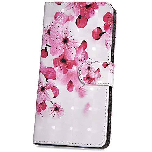 Robinsoni Custodia Compatibile con Huawei Honor 10 Lite Cover Portafoglio Huawei P Smart 2019 Cover Libro Case Pelle PU Antiurto Case Flip Cover Taccuino Libretto Custodia Magnetica con Silicone Cover