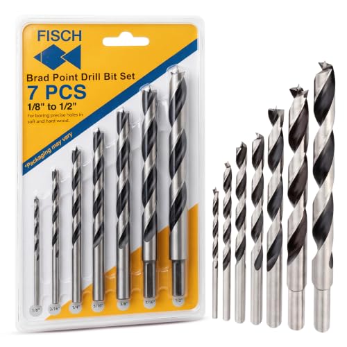 Fisch Premium Brad Point Drill Bit Set